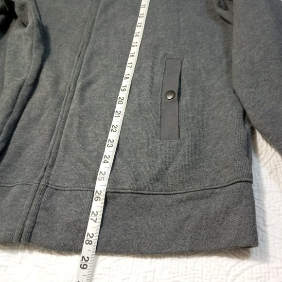 Ben Sherman Heritage Sweaters Charcoal Gray Zip Up Men Warm Layer Coat Sz L - Picture 11 of 11